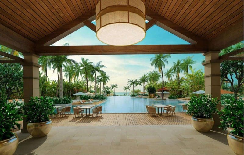 View khung cảnh của resort Fusion & Villas Đà Nẵng