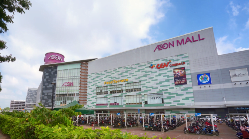 Aeon Mall Tân Phú - khu mua sắm sài gòn được nhiều người dân đến