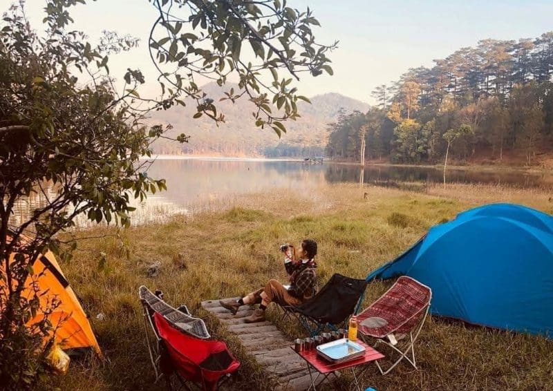 Địa điểm cắm trại tuyệt vời tại Đà Lạt - Hồ Tuyền Lâm