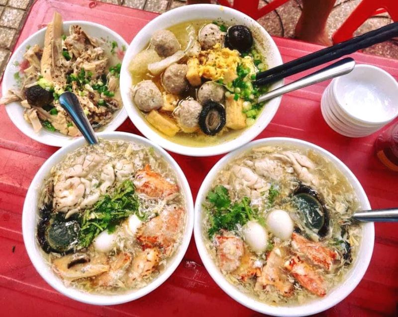Quán súp cua bong bóng cá cô Lan - địa điểm ăn vặt quận 5