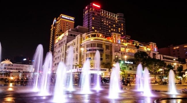 địa điểm đi chơi ở Sài Gòn về đêm
