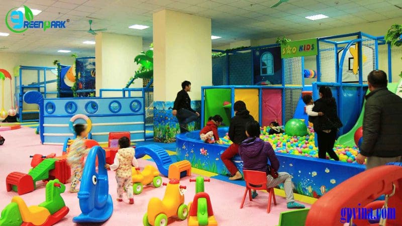 Khu vui chơi trẻ em ở Hoàng Mai toà nhà Rainbow – Linh Đàm