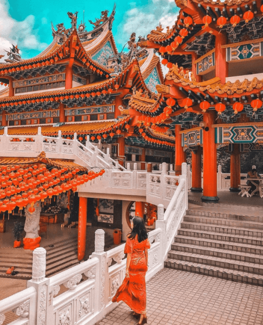 Chùa Thiên Hậu - Ngôi chùa Đèn lồng đỏ tại Malaysia 