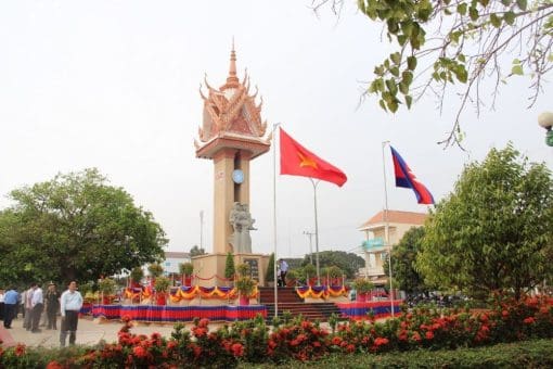 Quang cảnh Tượng đài Hữu nghị Việt Nam Campuchia