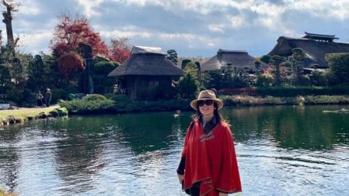 Check-in tại làng cổ Oshino Hakkai - Tour Nhật Bản 5 Ngày
