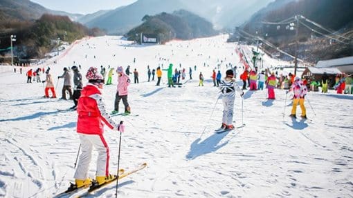 Khu trượt tuyết ELYSIAN GANGCHON - Tour Hàn Quốc 4N 4Đ