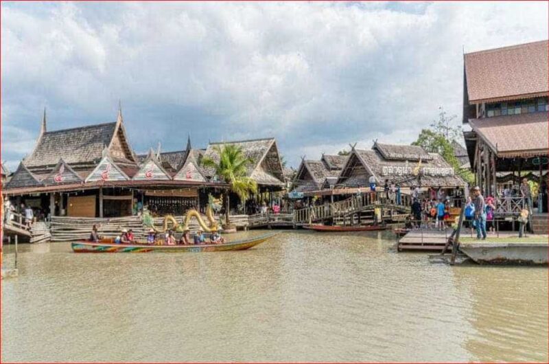 Toàn cảnh khu chợ nổi