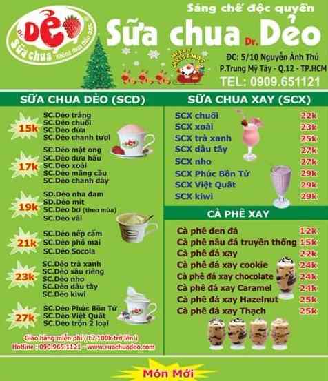 món sữa chua dr dẻo – món ngon quận 12
