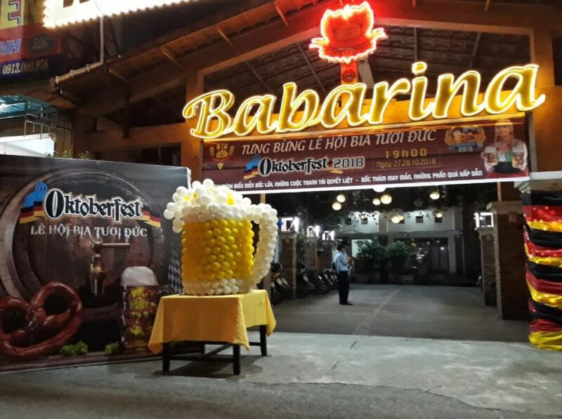 Quán nhậu Bắc Ninh bia tươi Đức Babarina