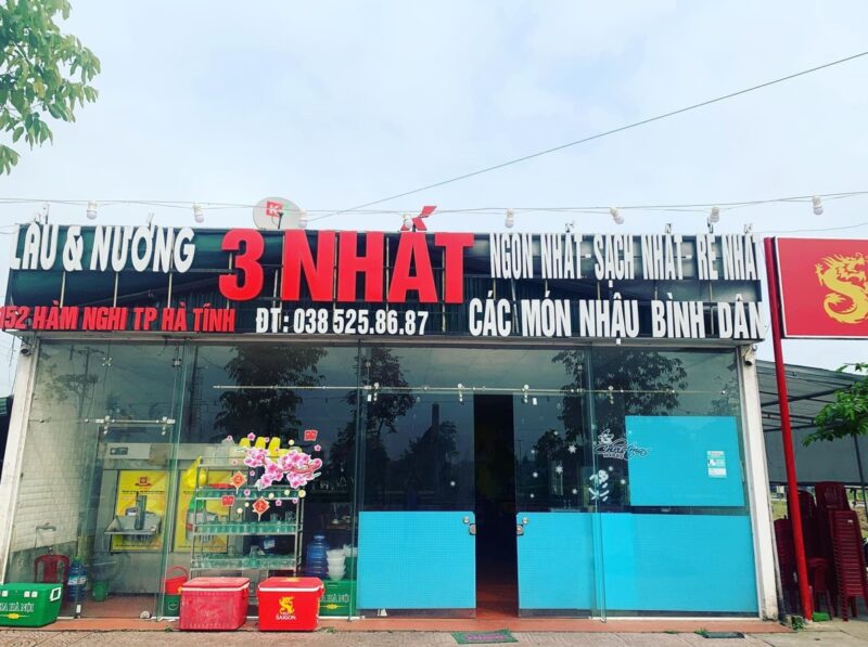 Nhà Hàng 3 Nhất – Địa Chỉ Quán Nhậu Hà Tĩnh Ngon