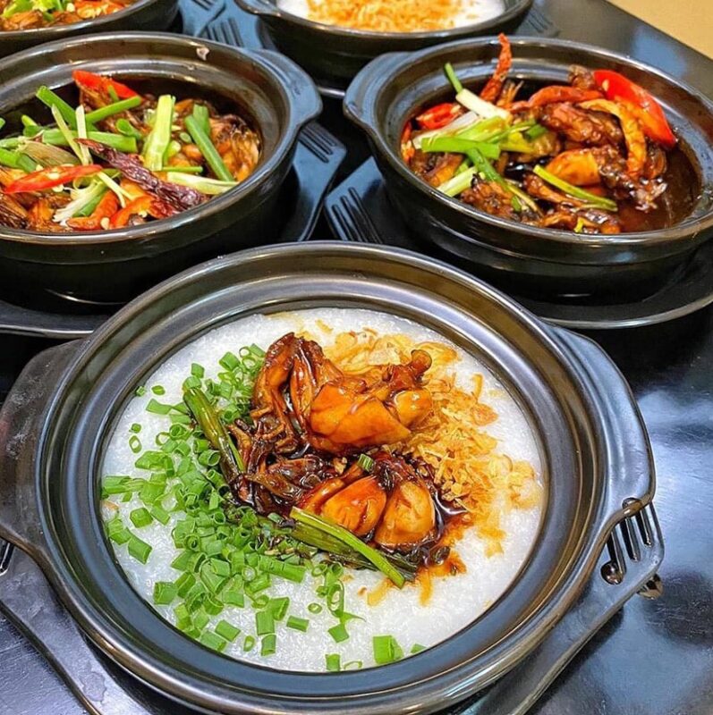 Cháo ếch Singapore 
