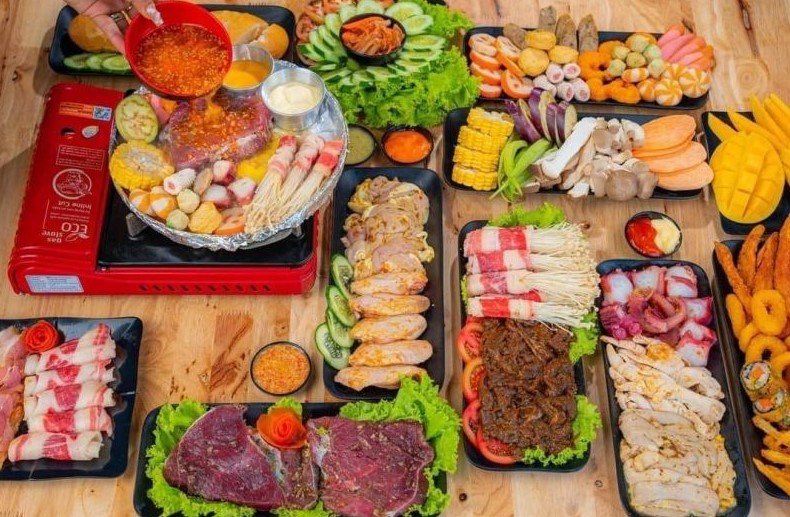 Buffet Pleiku – Buffet Nướng Chảo Gang: Thỏa Sức Thưởng Thức Món Nướng Đặc Sắc