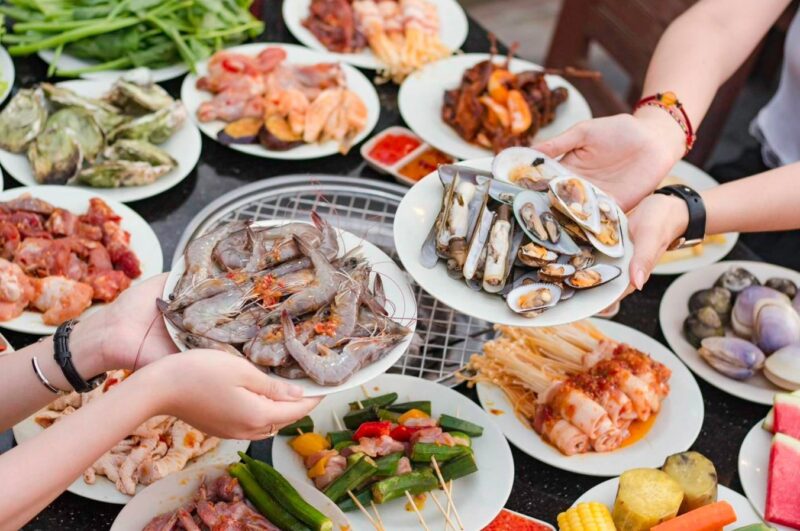 Buffet Nướng No Nê 119k - Thiên Đường Ẩm Thực Hải Sản Tại Quy Nhơn