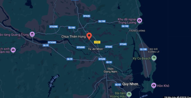 Google map: Chùa Thiên Hưng
