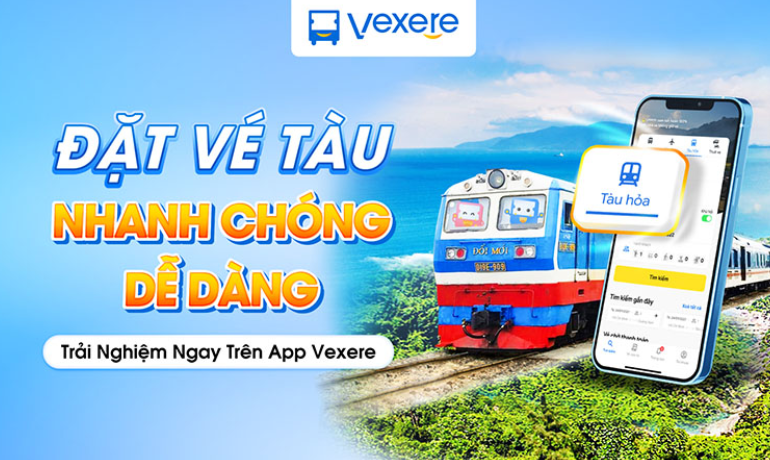 Vexere đã kết hợp cùng Tổng công ty Đường sắt Việt Nam